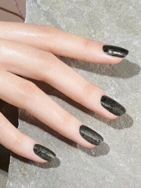 Color Street A Pyrite’s Life Black Gold Metallic Nail Polish Strips NIP